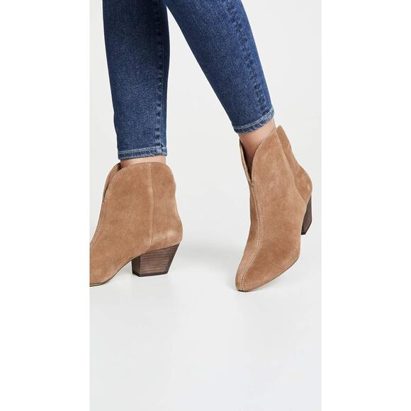 Splendid Paige Western Ankle Booties in Light Brown Size 7 - Picture 1 of 9